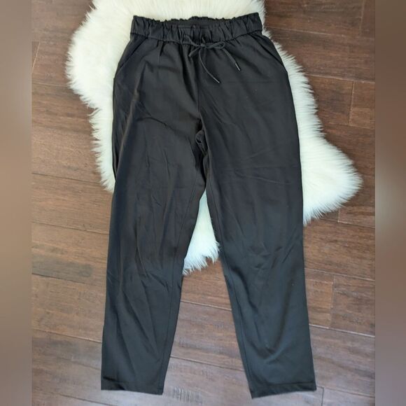 Lululemon Black Keep Moving 7/8 Pant Size 8 W5DCFS - Picture 2 of 8
